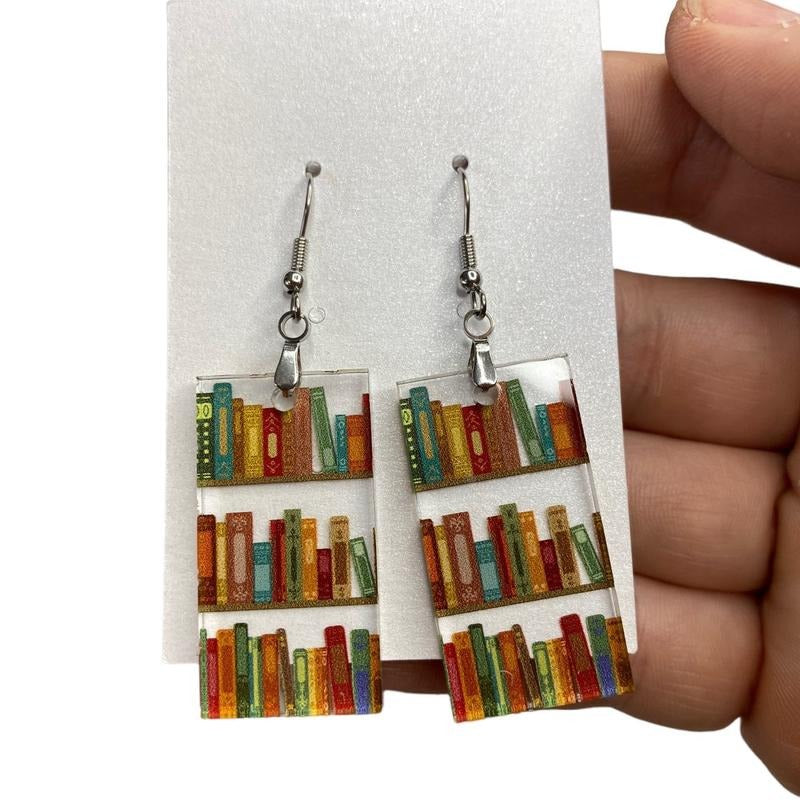 Book Case Earring T-Shirts, Hoodie, Sweatshirt | GrindPrints.com