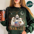 Book Club Fourth Wing Sweatshirt, Ghost Book Club T-Shirt, Iron Flame Ghost Book Sweater, Acotar Ghost Halloween Shirt,...