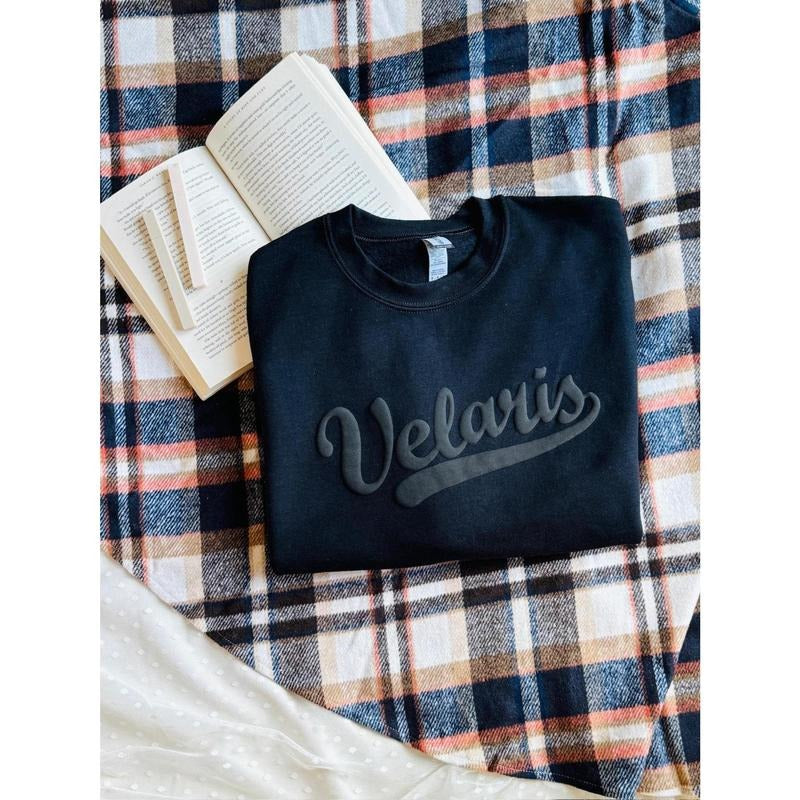 Book Lover Gift, Custom Embossed Crewneck, Puff Print Custom, Custom Text Pullover, Embossed Sweatshirt, Foam Vinyl, Book...