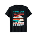 Book Lover's Delight: 100% Cotton Graphic Tee - Perfect Gift for Readers, Men & Women, Casual Fit, Machine Washable