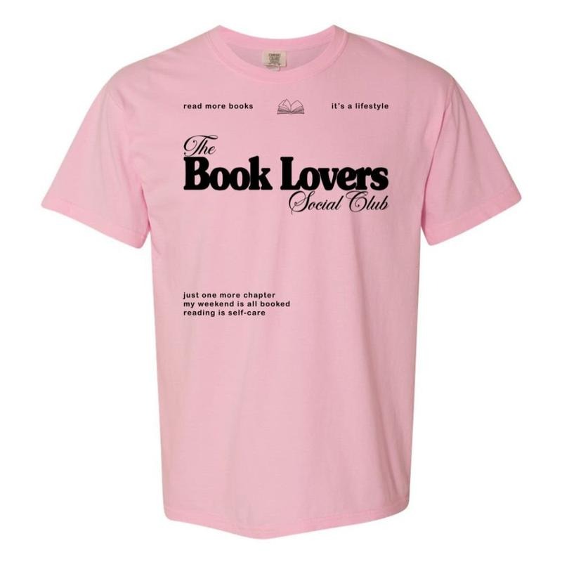 'Book Lovers Social Club' T-Shirt Hoodie, Sweatshirt | GrindPrints.com