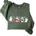 Bookish Ghost Halloween Sweatshirt Hoodie Tshirt, Halloween 2024 Gifts | GrindPrints.com