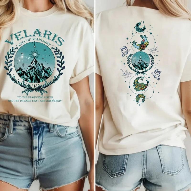 Bookish T Shirt, Acotar Velaris City Of Starlight Shirt, Quote Bookish Gift, Sarah J Maas Shirt, Book Lover Gift, Unisex...