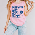 Bookish Tees Book Girl Summer Tank Top Funny Bookish Gift for Her Summer Reading Shirt Oversized Beach Tank Book Lover...