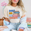 Books are my Therapy DTF Transfers - THIS IS NOT A SHIRT Hoodie, Sweatshirt | GrindPrints.com