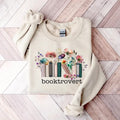 Booktrovert Shirt, Reader Sweater, Reader Gift, Bookish Tee, Book Lover Shirt, Floral Book Shirt Hoodie, Sweatshirt