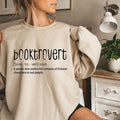 Booktrovert Sweatshirt, Book Lover Shirt For Women, Classic Literature Hoodie, Bookish Girl Sweat, Bookworm Hoodie, Gift...