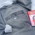 Bookworm Embroidered Sweatshirt Bookish Sweatshirt Embroidered Bookish Sweatshirt Varsity Comfort Colors Crewneck...