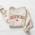 Bookworm Shirt, Cute Teacher Books Lover Sweatshirt, ESL Teacher Sweatshirt, Teacher Reading Sweat Hoodie | GrindPrints.com