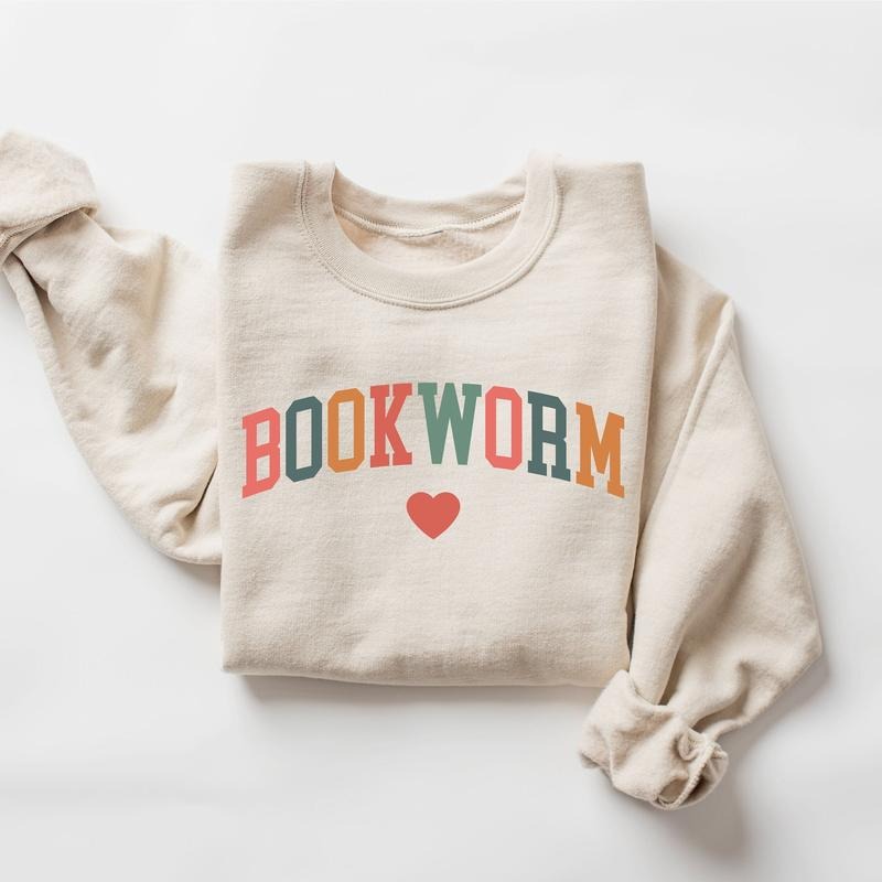 Bookworm Shirt, Cute Teacher Books Lover Sweatshirt, ESL Teacher Sweatshirt, Teacher Reading Sweat Hoodie | GrindPrints.com