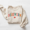 Bookworm Sweatshirt, Cute Teacher Books Lover Sweatshirt, ESL Teacher Sweatshirt, Reading Shirt  V9719 Hoodie