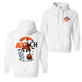 Boosch Light Cute Boo Ghost Halloween Double Sided Hoodie And Crewneck , Busch LIght Halloween Sweatshirt, Halloween Cute...