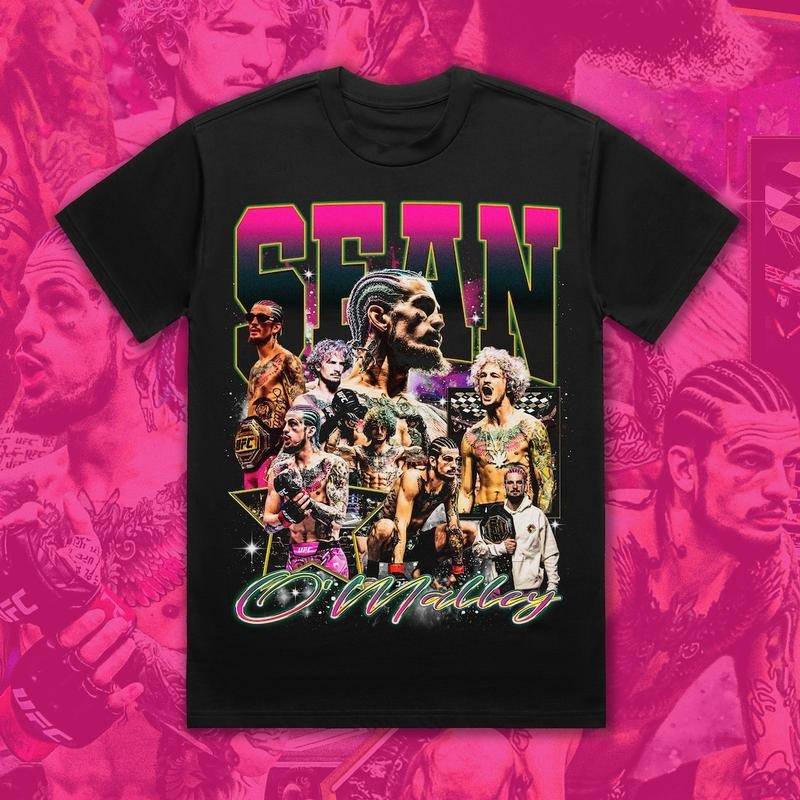 Bootleg Vintage 90s Style Sean O'Malley T-Shirt UFC Suga Classic Cotton Hoodie, Sweatshirt | GrindPrints.com