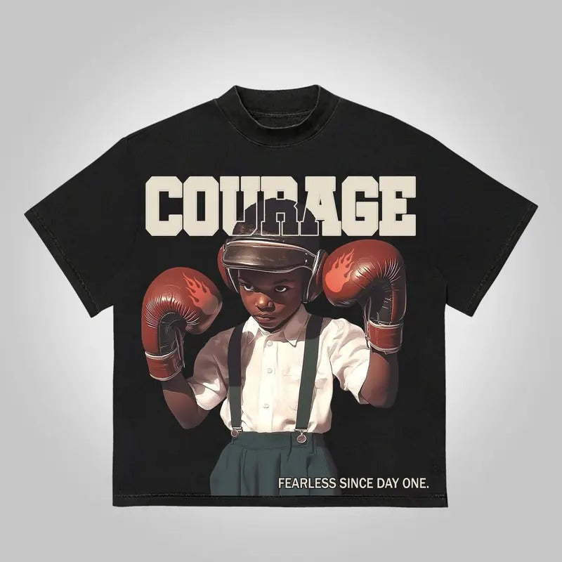 Born In The Streets Made In The Ring Casual T-Shirt Y2K Clothing Graphic Tee Cotton Top Streetwear Hoodie, Sweatshirt