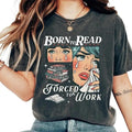 Born To Read Bookish Shirt, Funny Reader Book Addict Tee, Spicy Books Sweater, Smut Shirt, Aesthetic Womens Tshirt...
