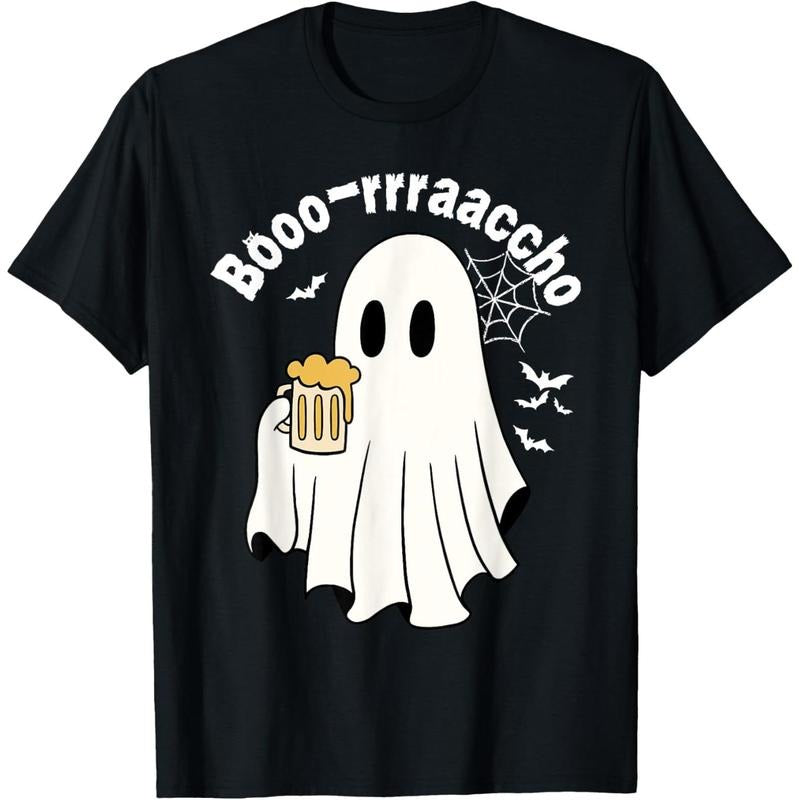 Borracho Halloween Drink Beer Mexican Drunk Ghost Spanish T-Shirt made in us Hoodie, Sweatshirt | GrindPrints.com