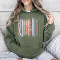 Botanical Stripes Tree Hoodie T-Shirts, Sweatshirt | GrindPrints.com