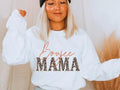 Boujee Mama Sweatshirt & Tshirt Casual Fabric Womenswear Chic Hoodie | GrindPrints.com