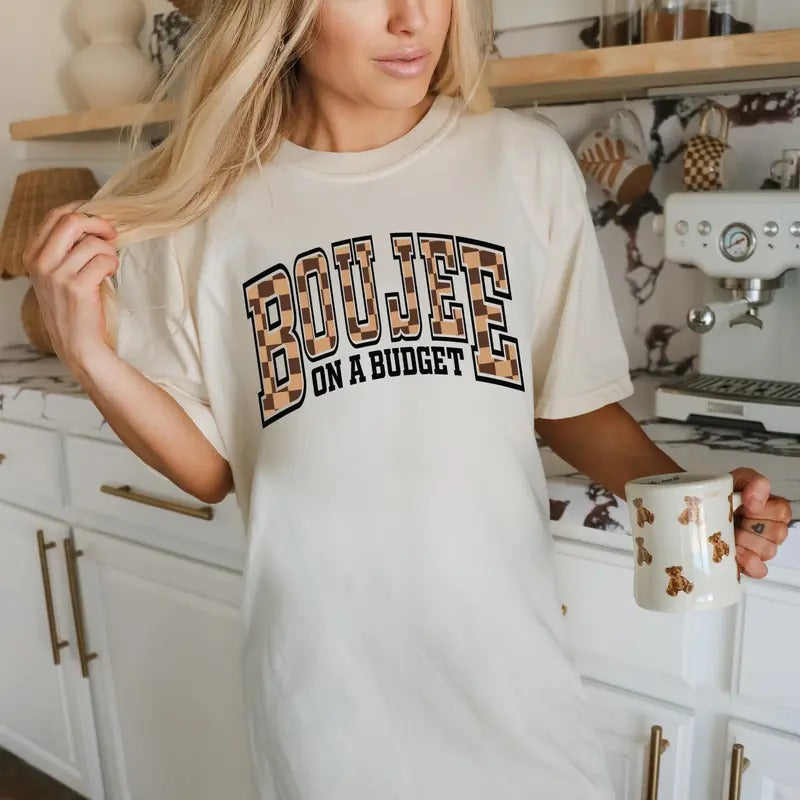 Boujee On A Budget DTF Transfers - THIS IS NOT A SHIRT Hoodie, Sweatshirt | GrindPrints.com
