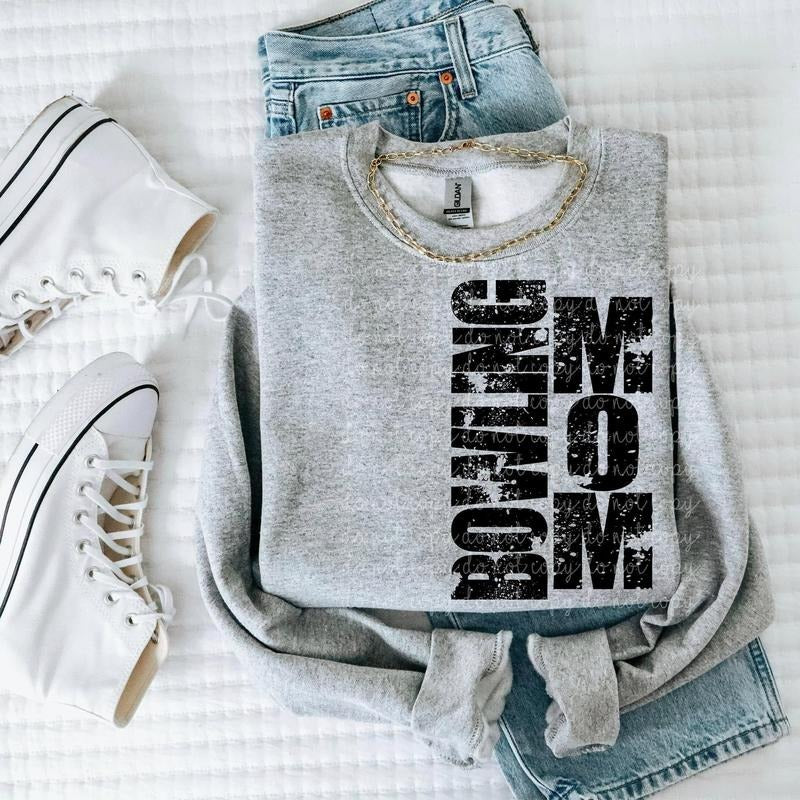 Bowling Mom DTF Transfers - THIS IS NOT A SHIRT Hoodie, Sweatshirt | GrindPrints.com