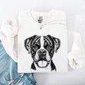 Boxer, Pet, Dog Breed Sweatshirt, Crew Neck, Women's, Crewneck T-Shirts, Hoodie | GrindPrints.com