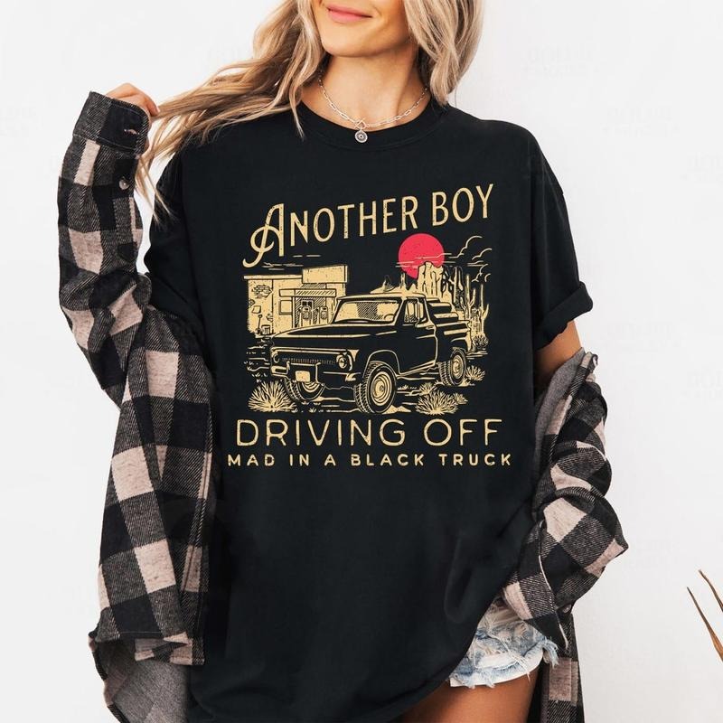 Boy Driving Off Mad Black Truck Shirt, Kelsea Tshirt, Is It Wrong To Take A Shot Hoodie, Sweatshirt | GrindPrints.com