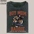Boy Mom Baddie Vintage Graphic Shirt, Bleached Mother's T-Shirt, Boy Mama Shirt, Gift For mon Hoodie, Sweatshirt