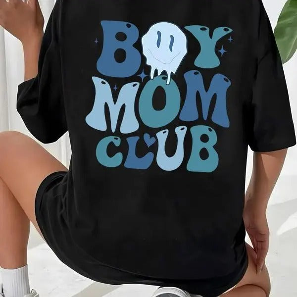 Boy Mom Club Shirt, Mother Day Shirt, Mother's Day Gift,  Gift For Mom Hoodie, Sweatshirt | GrindPrints.com