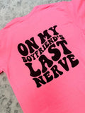 Boyfriend's Last Nerve Graphic Tee Hoodie, Sweatshirt | GrindPrints.com