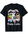 Boys Happy Easter Day Bunny Egg Video Game Kids Mens Gamer T-Shirt, Graphic tee, Fashion Cotton, Gift for her, Gift for...
