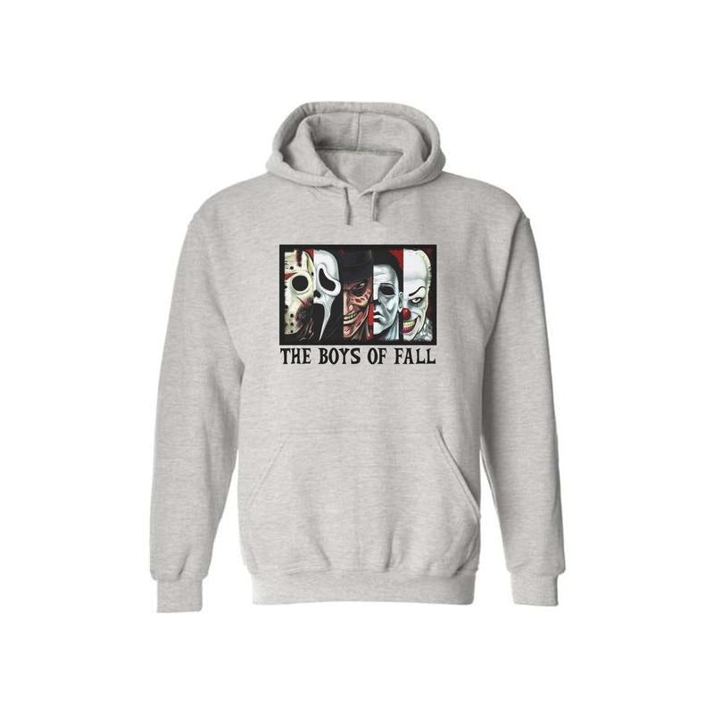 Boys Of Fall Halloween Horror Movie Hoodie Sweatshirt | Classic Scary Shirt Cotton Menswear | GrindPrints.com