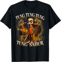 Brainrot Humor Gen Z Shirt - Tung Tung Tung Sahur Funny Meme T-Shirt | Unisex Cotton Tee Gift, Crewneck, Short Sleeve...