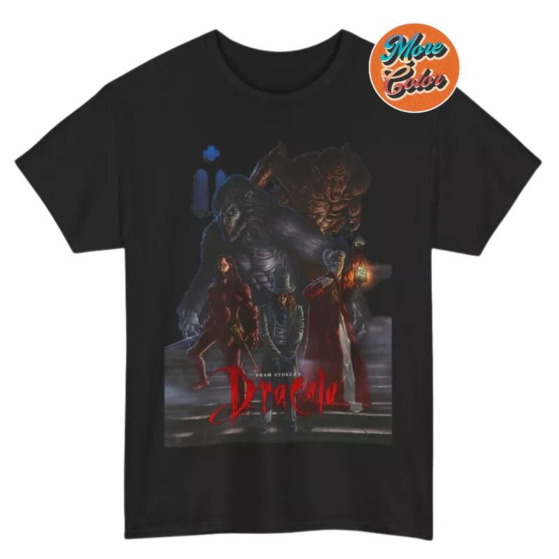Bram Stokers Dracula Movie Vintage Shirts, Cotton Unisex T-Shirt, Crew Neck, Size S- 3XL, Menswear Top, Womenswear Top...