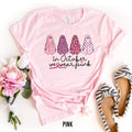 Breast Cancer Support Squad Shirt, Breast Cancer Sweatshirt, In October We Wear Pink Ghosts, Breast Cancer Awareness...