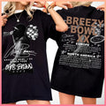 Breeeezy Bowl XX Tour 2025 King of Pop Hip Hop Retro T-shirt Graphic Tee Unisex Top Streetwear For Fan Hoodie, Sweatshirt