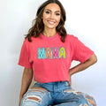 Bright Doodle Mother's Day Comfort Color Tshirts, Dalmatian Dots, Cotton, Mama, Nana, Gigi, Abuela, Grandma, Mommy, Tia,...