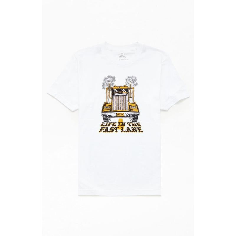 Brixton Men's Fast Lane Standard T-Shirt - Multicolor Hoodie, Sweatshirt | GrindPrints.com