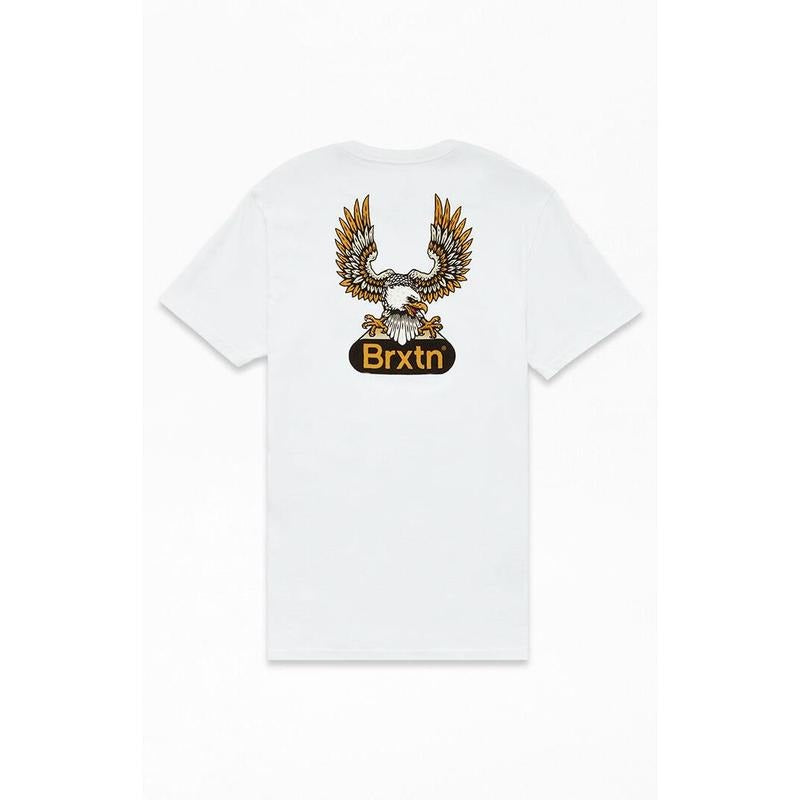 Brixton Men's Merrick T-Shirt - Multicolor Hoodie, Sweatshirt | GrindPrints.com