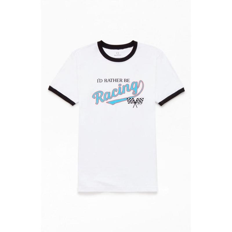 Brixton Men's Rather Ringer T-Shirt - Multicolor Hoodie, Sweatshirt | GrindPrints.com