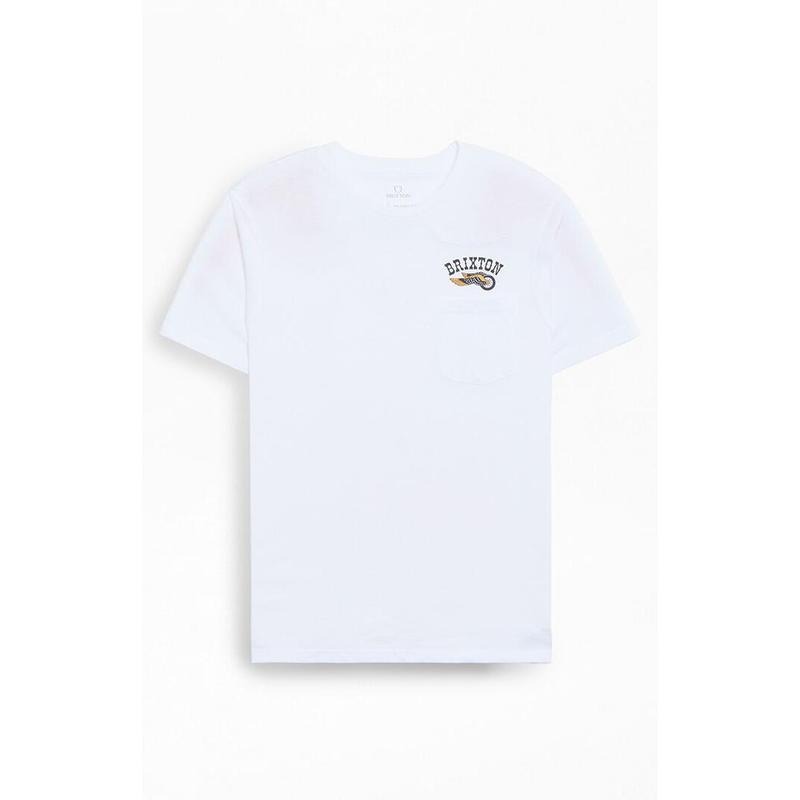 Brixton Men's Roller Pocket Tailored T-Shirt - Multicolor Hoodie, Sweatshirt | GrindPrints.com