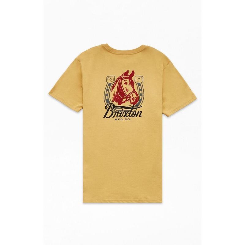 Brixton Men's Seymour Tailored T-Shirt - Multicolor Hoodie, Sweatshirt | GrindPrints.com