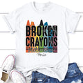 Broken Crayons Still Color Tee Classic Collar Hoodie, Sweatshirt | GrindPrints.com