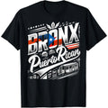 [Bronx Puerto Rican Pride Tee] 100% Cotton Bronx Puerto Rican Pride T-Shirt - Soft, Breathable, Cartoon Print Tee for Men