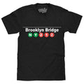 Brooklyn Bridge T-Shirt - Black Hoodie, Sweatshirt | GrindPrints.com