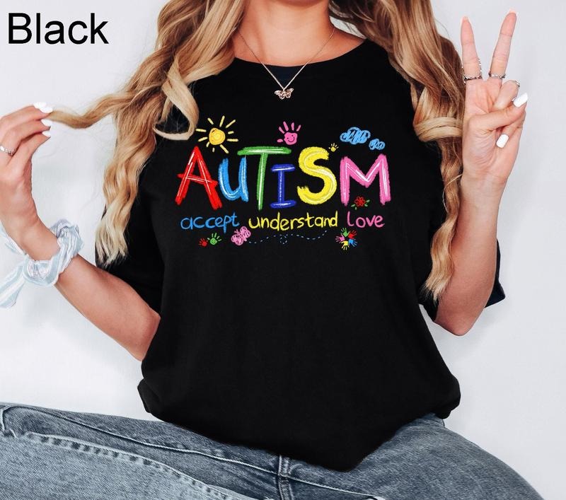 Brushstroke Autism Shirt Autism Awareness Shirt Autism Puzzle Pieces Shirt Autism Shirt Autism Month Teeautism Support Shirt Advocate T-Shirts, Hoodie, Sweatshirt