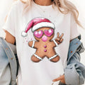 Bubble Gum Gingerbread Man Christmas Shirt, Cute Christmas Shirt, Graphic Shirt Retro Adult Shirt Vintage T-Shirt Cotton...