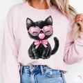Bubblegum Cat Graphic Top T-Shirts, Hoodie, Sweatshirt | GrindPrints.com