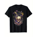 Bucolic Skull Mushroom collector Morels mycologist Goth T-shirt Made in USA Hoodie, Sweatshirt | GrindPrints.com
