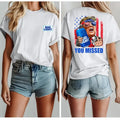 Bud Light Trum You Missed Shirt, Trum Supporter Unisex Shirt, Trum Assasin Trum 47 Make America Great Again, Gift for Men...