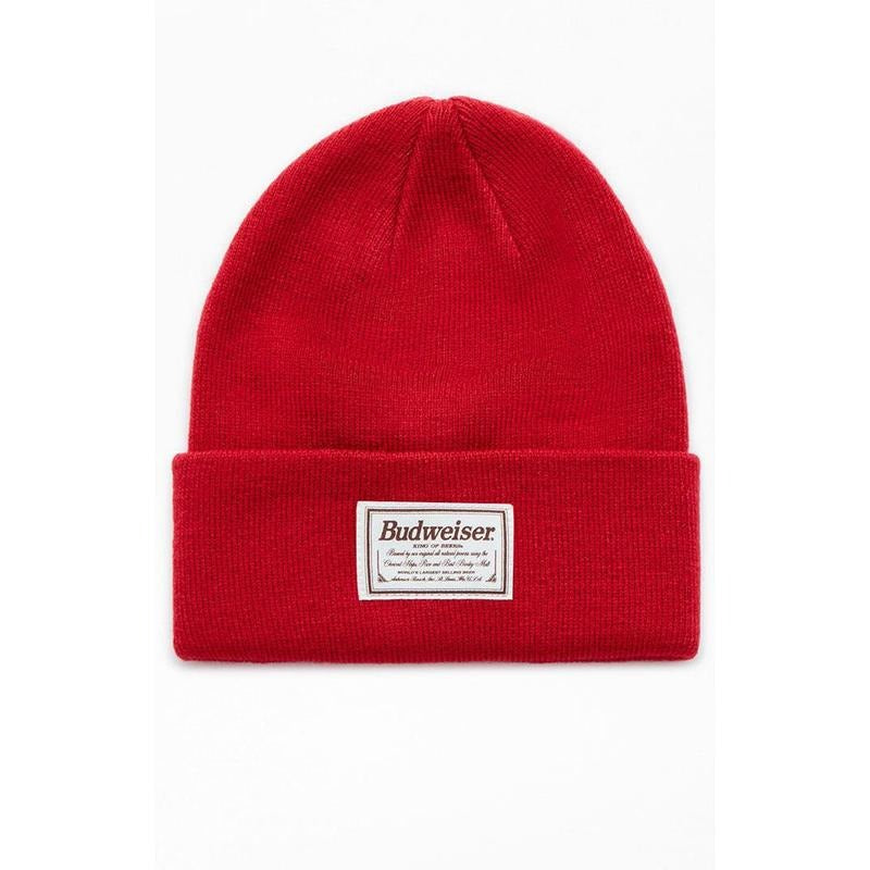 Budweiser Women's By PacSun Red Ribbed Beanie T-Shirts, Hoodie, Sweatshirt | GrindPrints.com